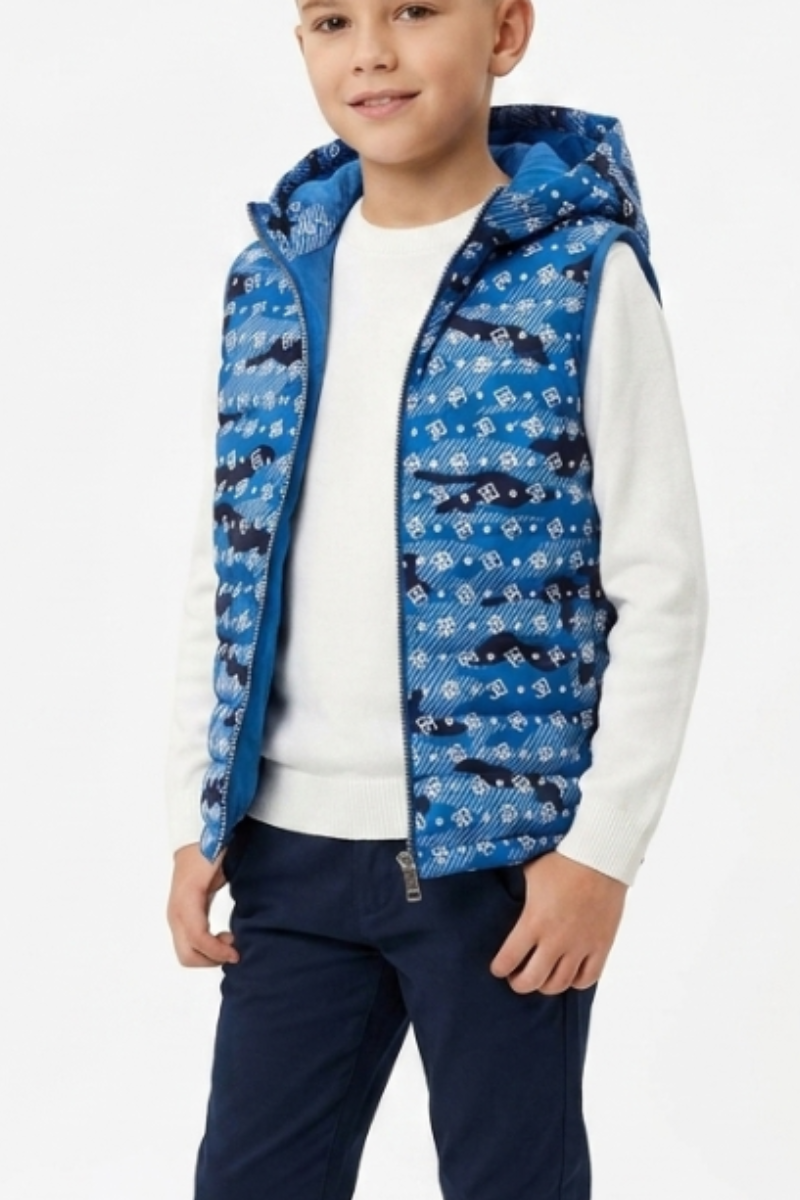 Gilet matelassé à capuche